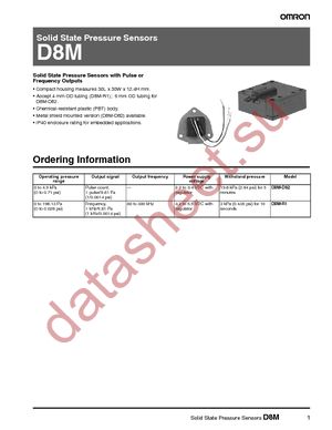 D8M-R1 datasheet  